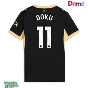 Manchester City Jeremy Doku #11 Replika Udebanetrøje Dame 2026-27 Kortærmet